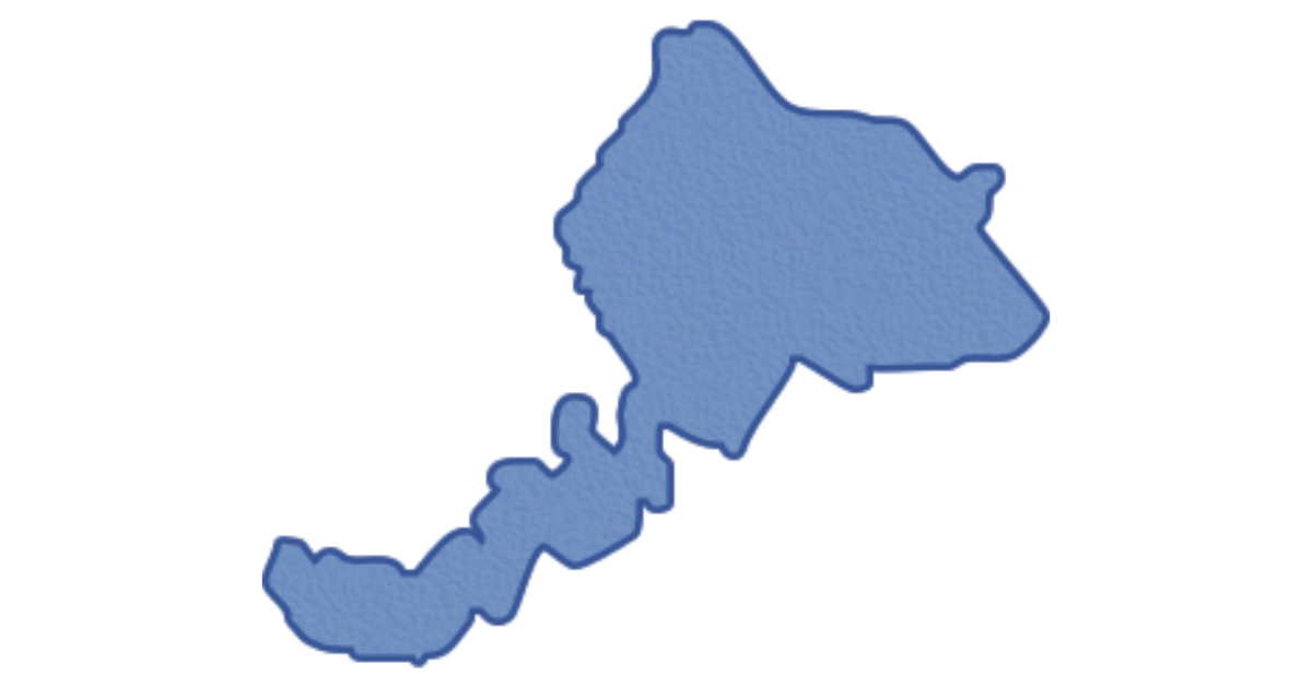 福井県の地図