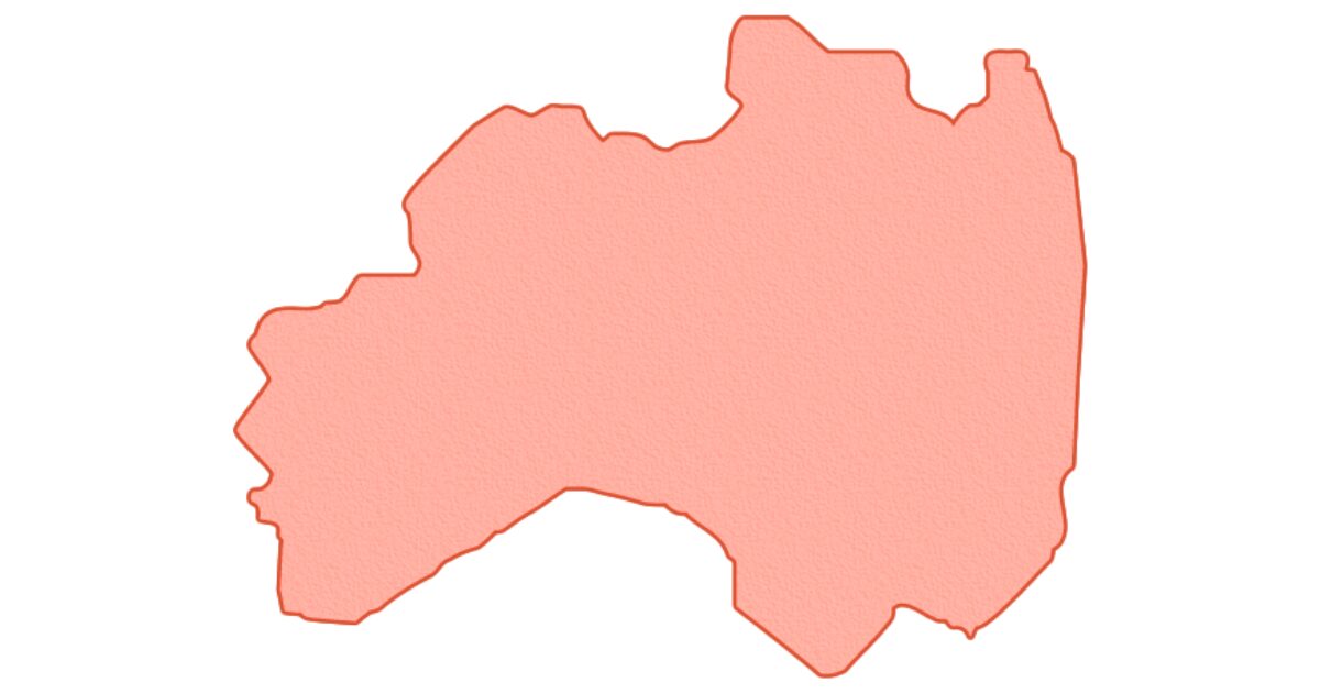福島県の地図