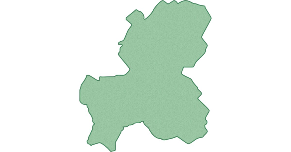 岐阜県の地図
