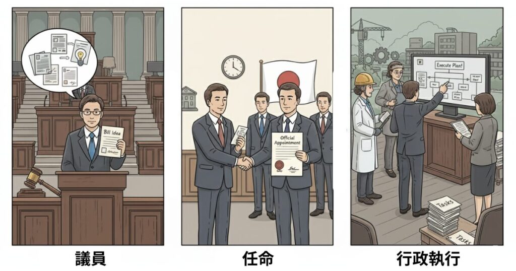 行政権の道のり
