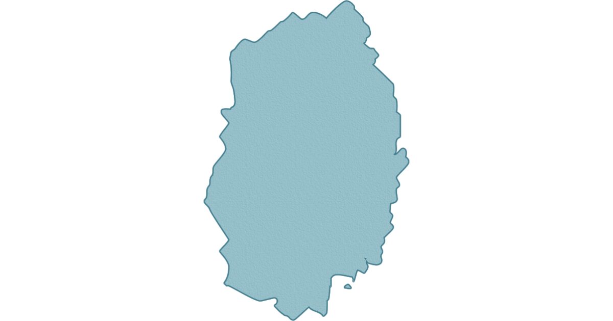 岩手県の地図