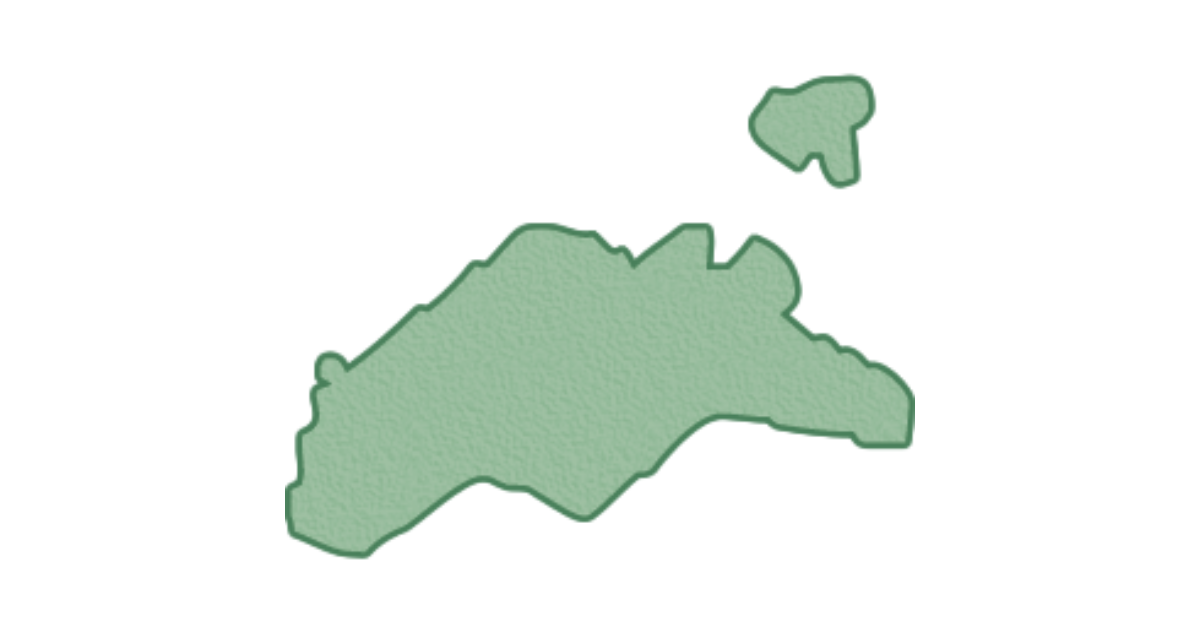 香川県の地図