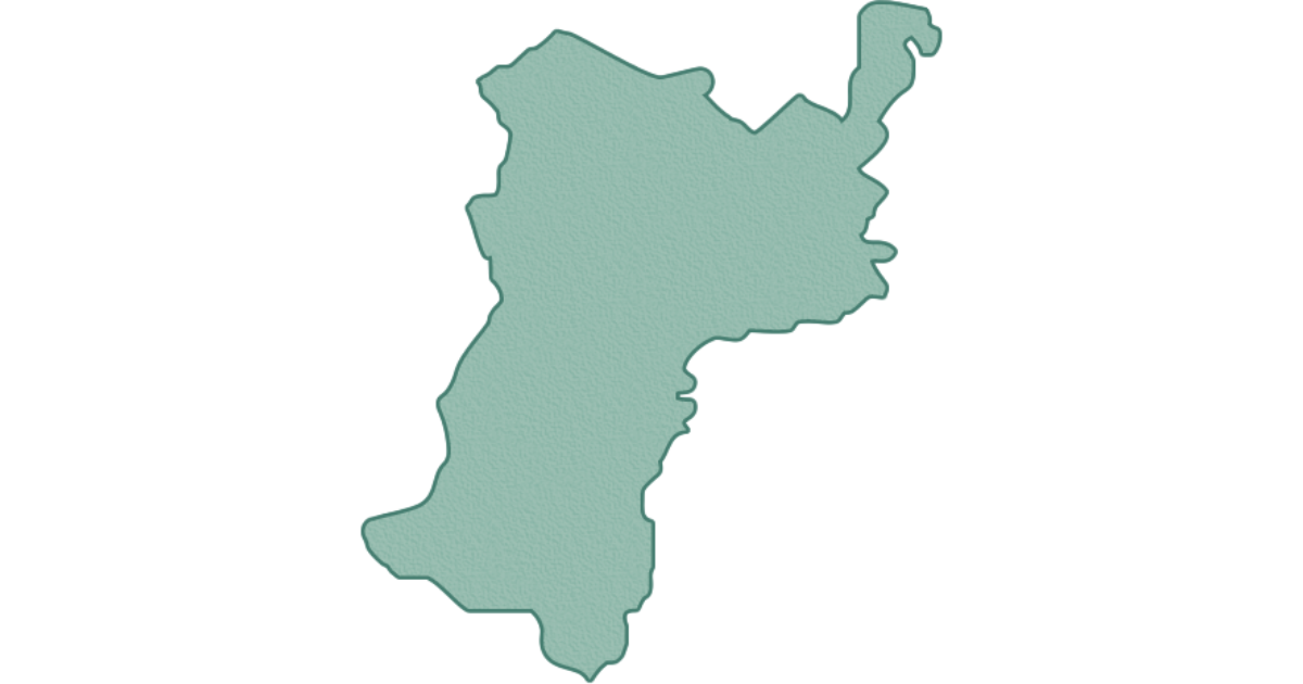 宮城県の地図
