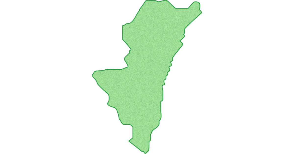 宮崎県の地図