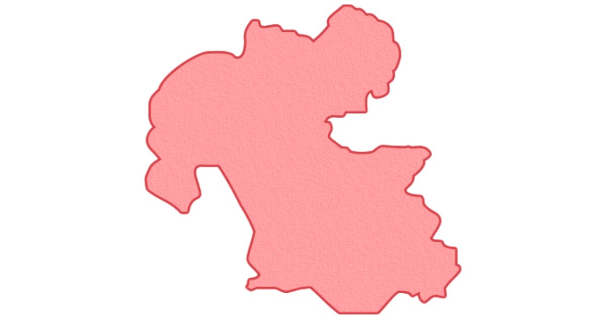 大分県の地図