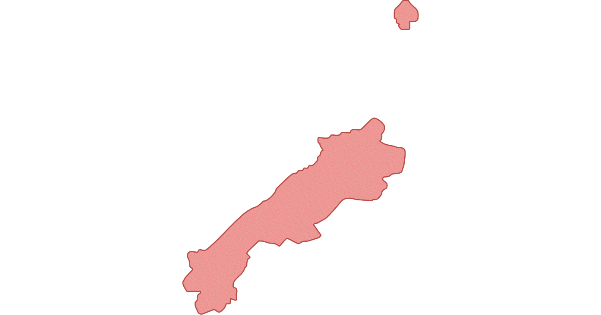 島根県の地図