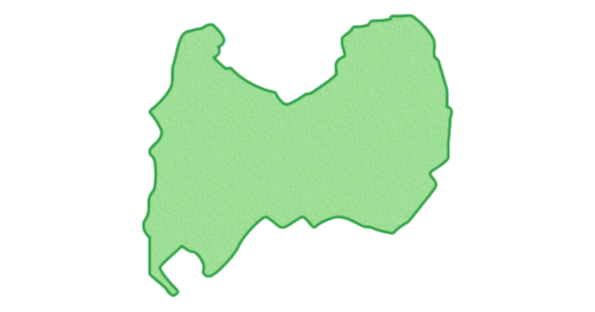 富山県の地図