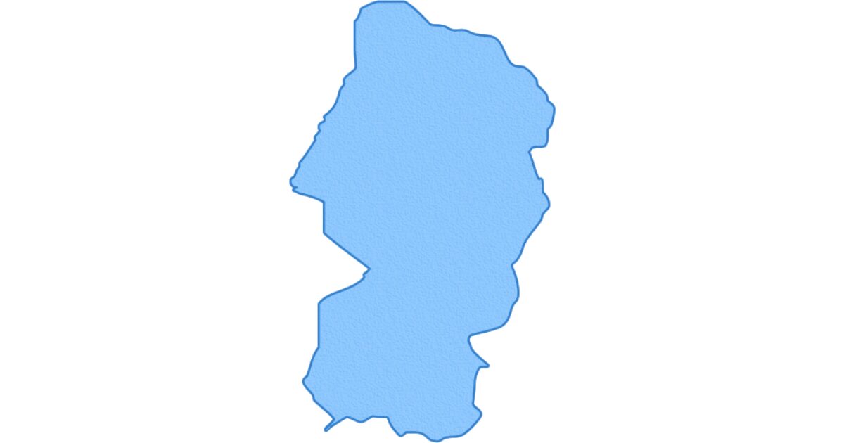 山形県の地図