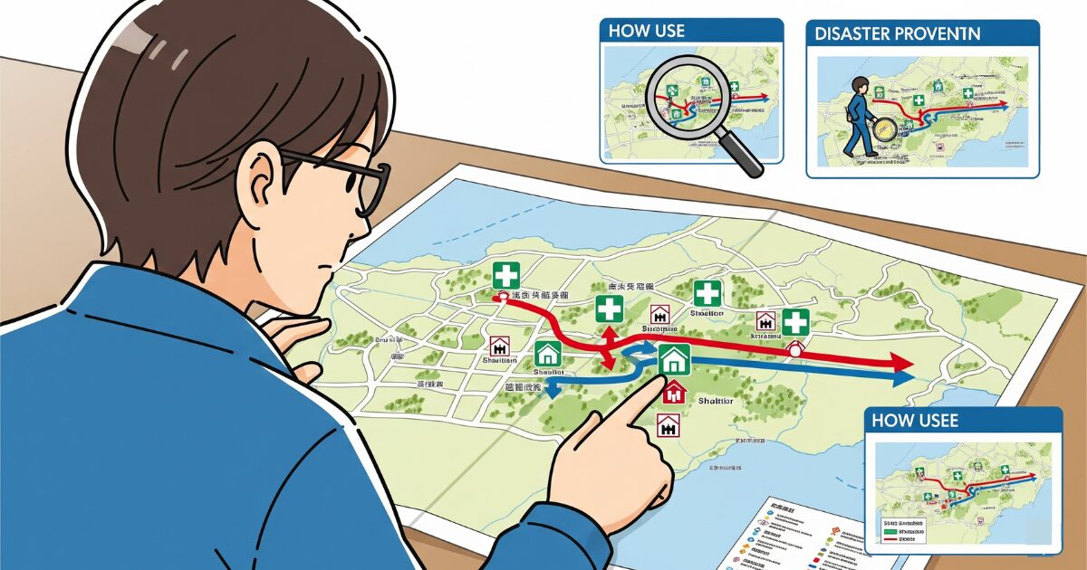 あなたの地域の避難場所を確認しよう｜防災マップ活用法
