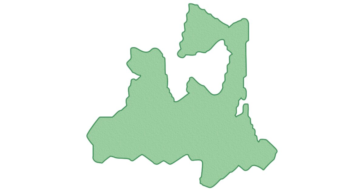 青森県の地図