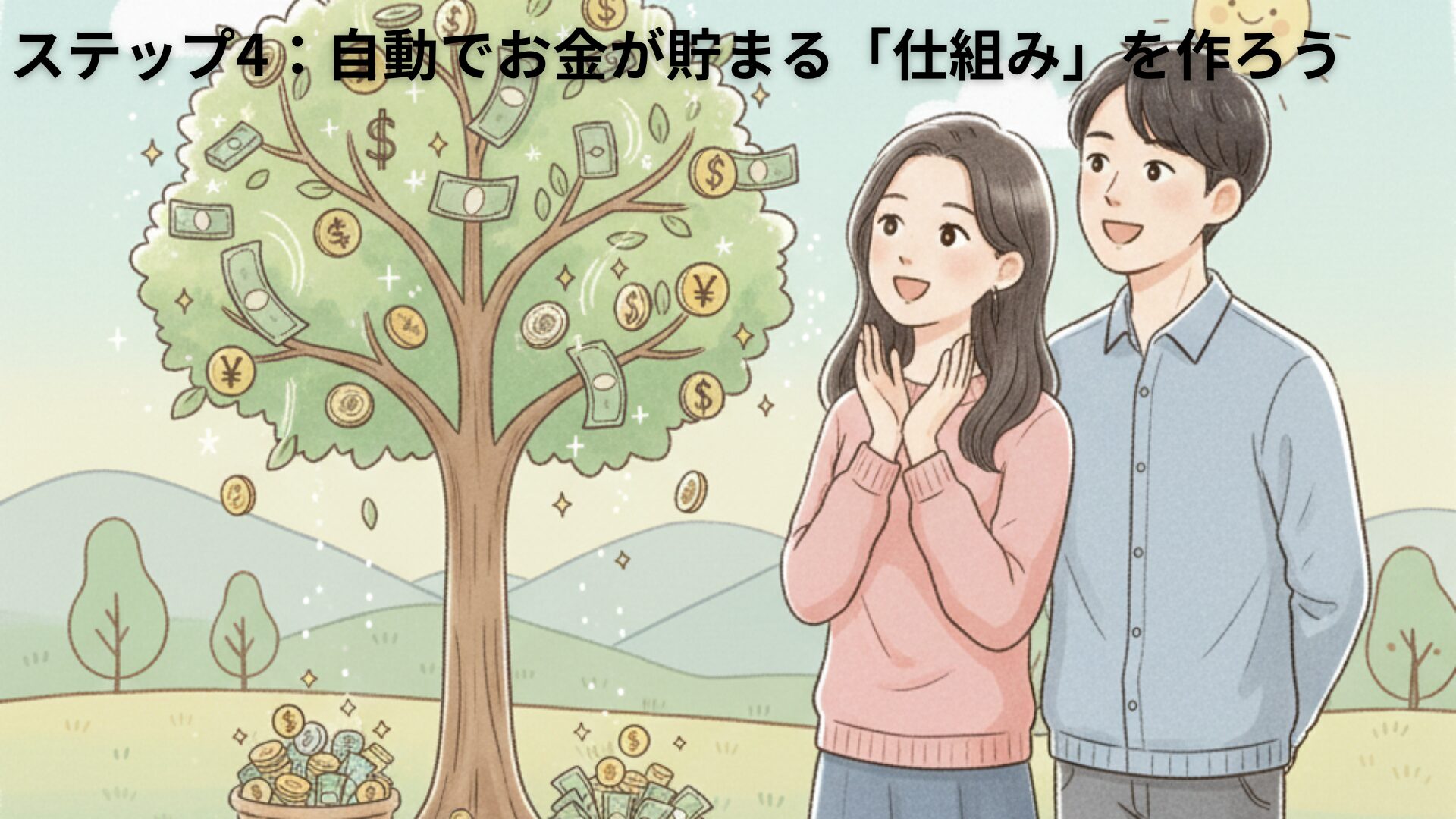 ステップ4：自動でお金が貯まる「仕組み」を作ろう