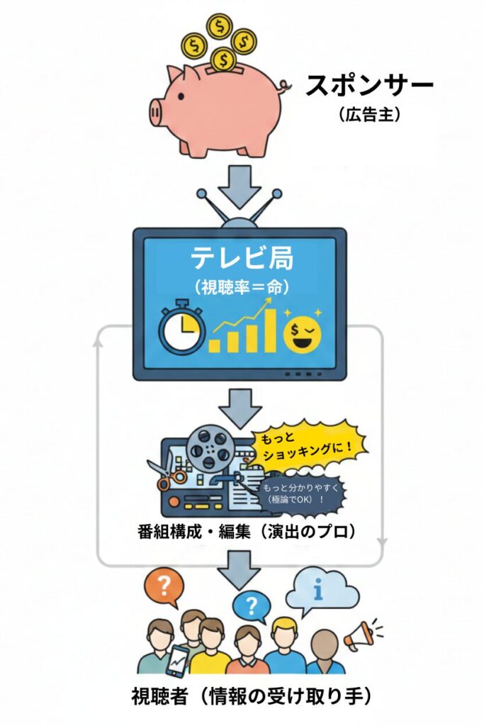 テレビ報道の構造とフェイクニュース