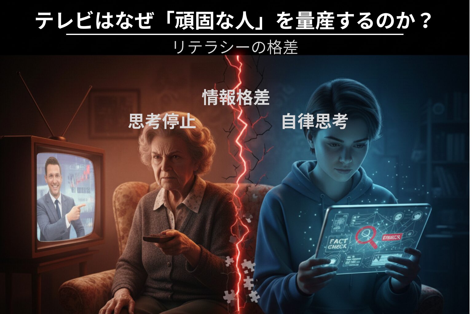 メディアリテラシーの格差が「価値観の断絶」を生む理由