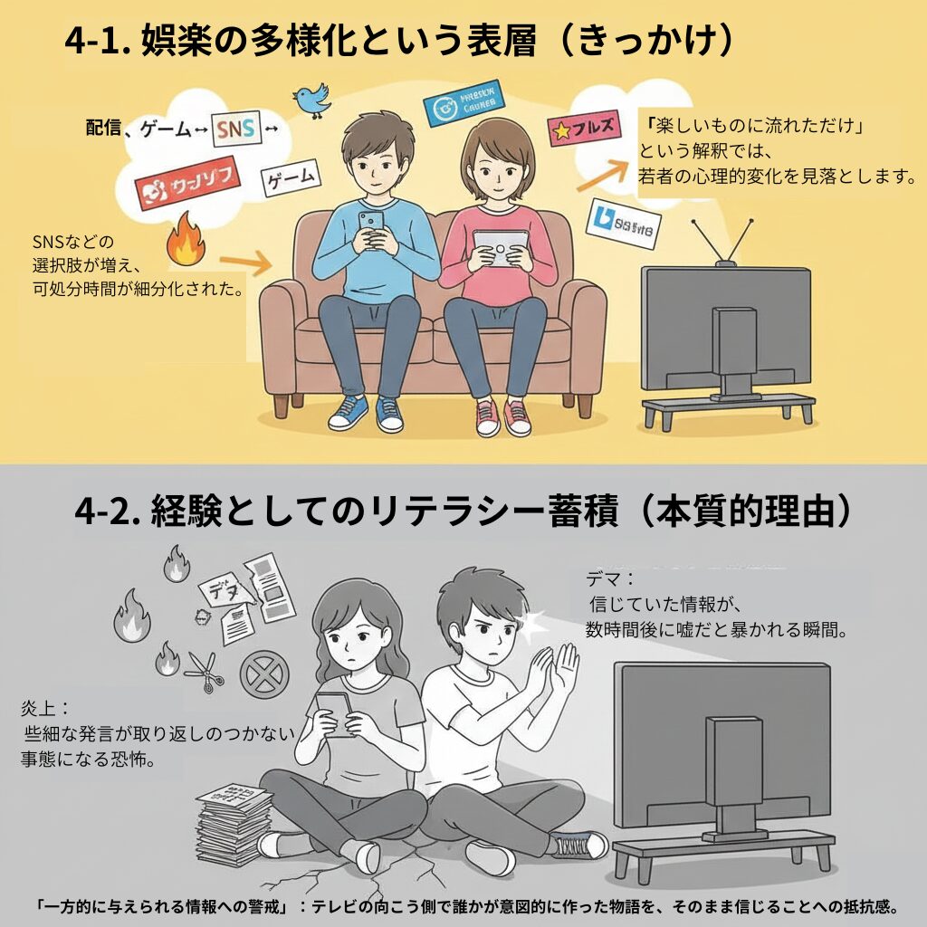 若者のテレビ離れを再解釈する