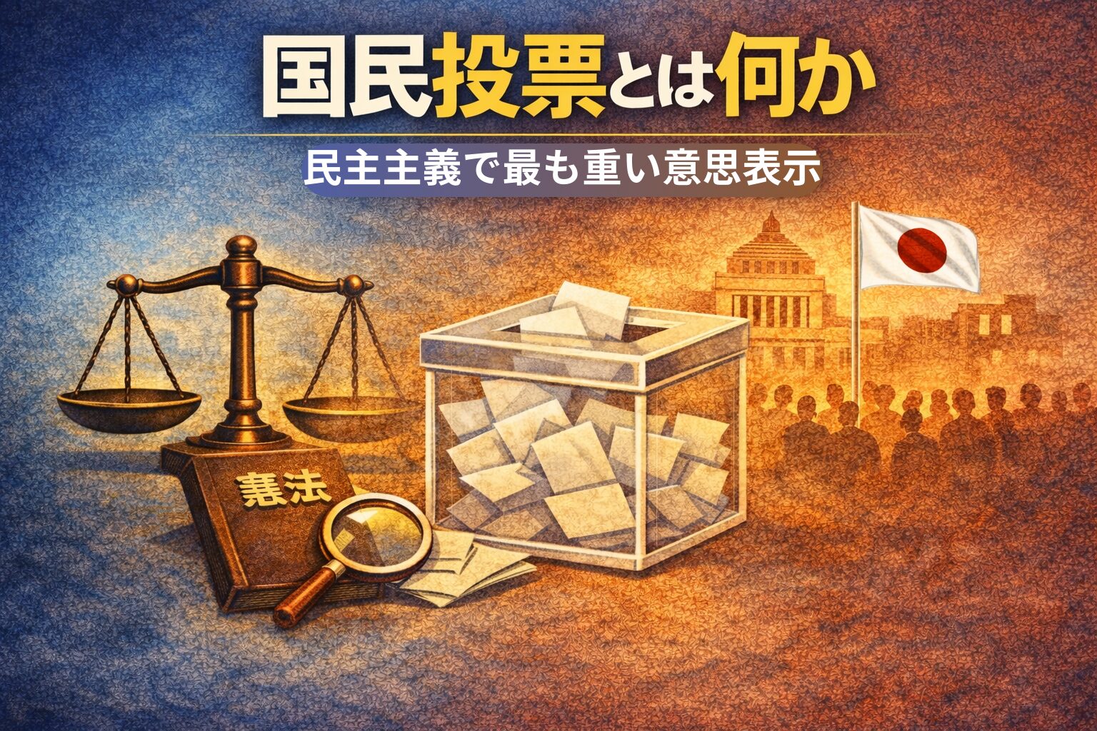国民投票とは何か｜民主主義で最も重い意思表示